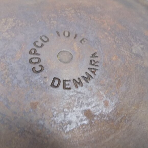 Rare MCM COPCO Denmark 4 qt Iron Enamelware Roaster Dutch Oven Pot Michael Lax - Picture 10 of 12